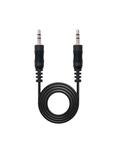 Nanocable Cable audio estéreo, Jack 3.5/M-Jack 3.5/M, negro, 20m