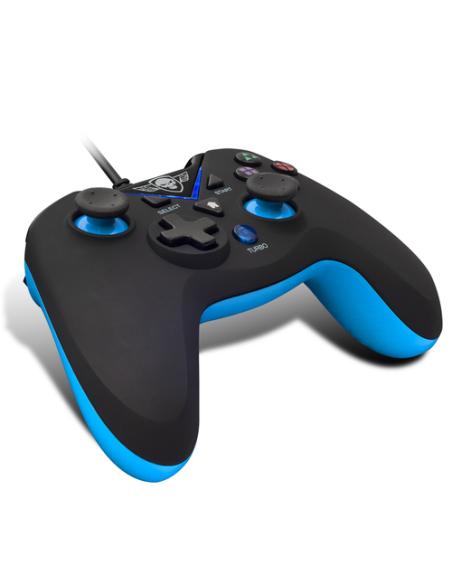 Spirit of Gamer SOG-WXGP mando y volante Negro, Azul USB Gamepad Analógico/Digital PC, Playstation 3