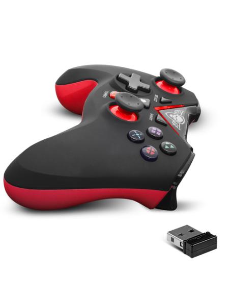 Spirit of Gamer SOG-RFXGP mando y volante Negro, Rojo USB Gamepad Analógico/Digital PC, Playstation 3