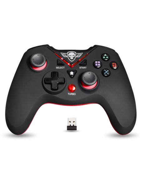Spirit of Gamer SOG-RFXGP mando y volante Negro, Rojo USB Gamepad Analógico/Digital PC, Playstation 3