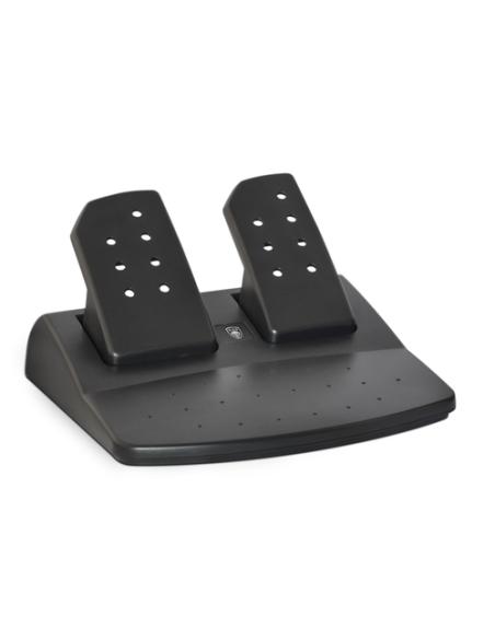 Spirit of Gamer Race Wheel Pro Negro, Plata USB Volante + Pedales Analógico/Digital PC, Playstation 2, Playstation 3