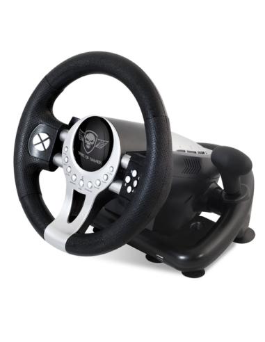 Spirit of Gamer Race Wheel Pro 2 Negro, Plata USB Volante + Pedales Digital PC, PlayStation 4, Playstation 3, Xbox One