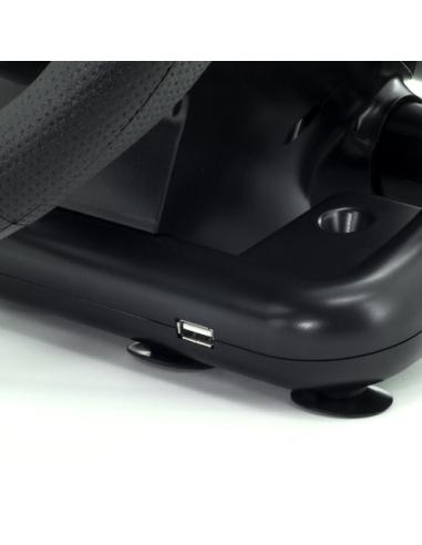 Spirit of Gamer Race Wheel Pro 2 Negro, Plata USB Volante + Pedales Digital PC, PlayStation 4, Playstation 3, Xbox One