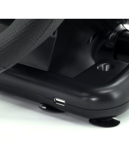 Spirit of Gamer Race Wheel Pro 2 Negro, Plata USB Volante + Pedales Digital PC, PlayStation 4, Playstation 3, Xbox One