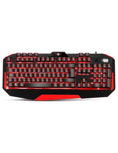 Spirit of Gamer Pro MK3 teclado Ratón incluido Juego USB AZERTY Negro