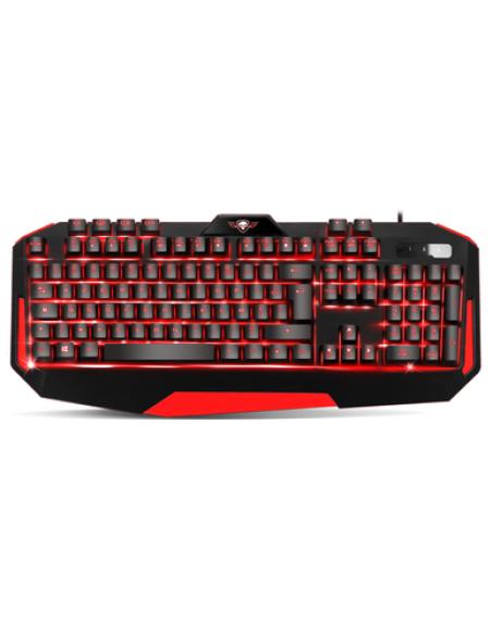 Spirit of Gamer Pro MK3 teclado Ratón incluido Juego USB AZERTY Negro