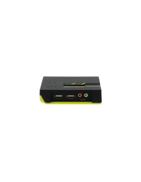 LevelOne Switch KVM de 2 puertos USB con audio