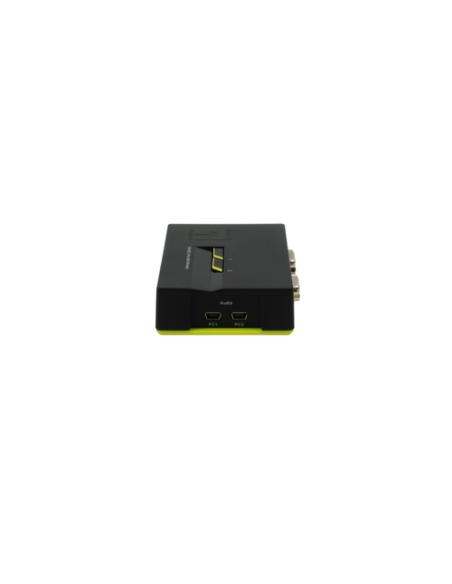 LevelOne Switch KVM de 2 puertos USB con audio