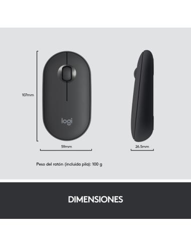 Logitech 920-009198 teclado Ratón incluido Universal RF inalámbrico QWERTY Español Grafito