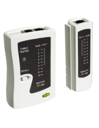 WP WPC-TST-001 comprobador de cables de red Blanco