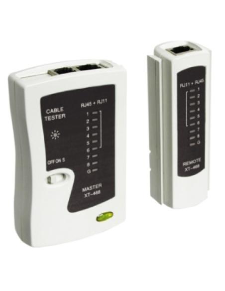 WP WPC-TST-001 comprobador de cables de red Blanco