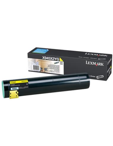 Lexmark X945X2YG cartucho de tóner 1 pieza(s) Original Amarillo