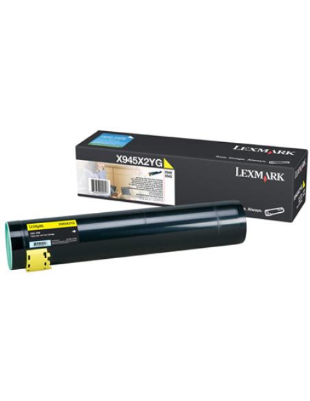 Lexmark X945X2YG cartucho de tóner 1 pieza(s) Original Amarillo