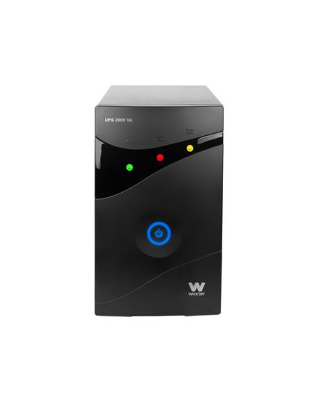 Woxter UPS 2000 VA sistema de alimentación ininterrumpida (UPS) Línea interactiva 2 kVA 1200 W 2 salidas AC