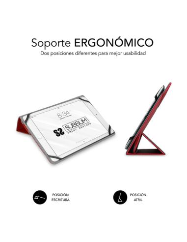 SUBBLIM Funda Tablet Freecam Case 10,1" Red