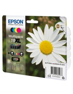 Epson C13T18164022 Daisy Multipack 18XL 4 colores (etiqueta RF), Negro, Cian, Magenta, Amarillo, 11,5 ml, 6,6 ml, 1 pieza(s), 2