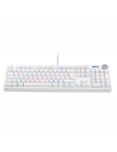 iggual Teclado gaming mecánico PEARL RGB blanco