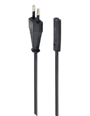 Gembird PC-184/2 cable de transmisión Negro 1,8 m Enchufe tipo C C8 acoplador