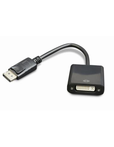 Gembird A-DPM-DVIF-002 adaptador de cable de vídeo 0,1 m DisplayPort DVI Negro