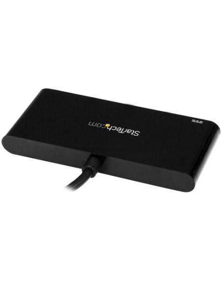 StarTech.com Hub Concentrador USB 3.0 de 4 Puertos con PD Entrega de Potencia - 5Gbps - Adaptador USB-C a 4x USB-A - USB Tipo C