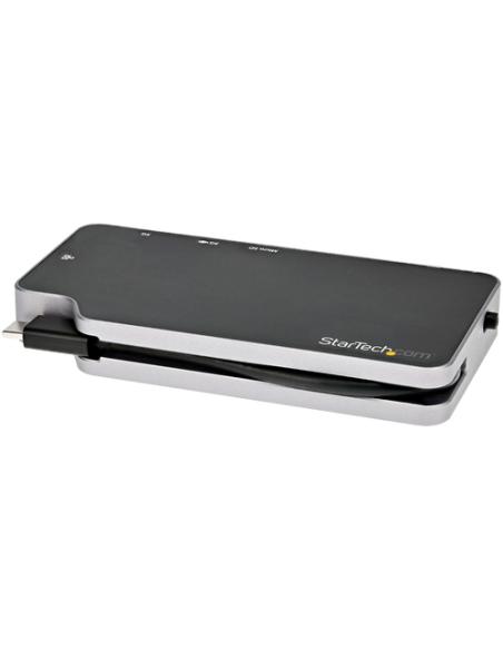 StarTech.com Adaptador Multipuertos USB C - Docking Station USB 3.1 Tipo C a Vídeo HDMI de 4K o VGA - PD Pass-through de 100W - 