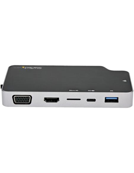 StarTech.com Adaptador Multipuertos USB C - Docking Station USB 3.1 Tipo C a Vídeo HDMI de 4K o VGA - PD Pass-through de 100W - 