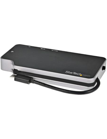 StarTech.com Adaptador Multipuertos USB C - Docking Station USB 3.1 Tipo C a Vídeo HDMI de 4K o VGA - PD Pass-through de 100W - 