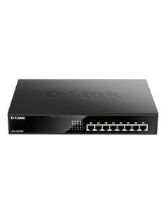 D-Link DGS-1008MP switch No administrado Gigabit Ethernet (10/100/1000) Energía sobre Ethernet (PoE) 1U Negro