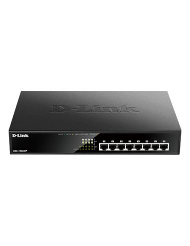 D-Link DGS-1008MP switch No administrado Gigabit Ethernet (10/100/1000) Energía sobre Ethernet (PoE) 1U Negro