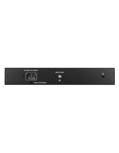 D-Link DGS-1008MP switch No administrado Gigabit Ethernet (10/100/1000) Energía sobre Ethernet (PoE) 1U Negro