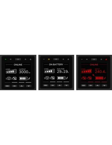 APC SRTG5KXLI sistema de alimentación ininterrumpida (UPS) Doble conversión (en línea) 5 kVA 5000 W 3 salidas AC