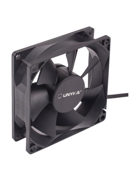 UNYKAch 51786 sistema de refrigeración para ordenador Carcasa del ordenador Ventilador 8 cm Negro