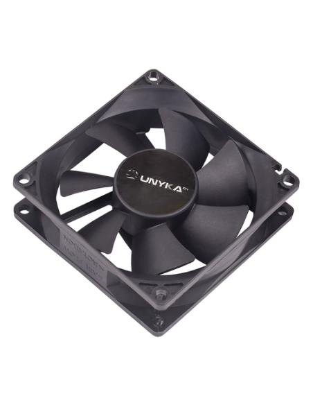 UNYKAch 51786 sistema de refrigeración para ordenador Carcasa del ordenador Ventilador 8 cm Negro
