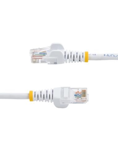 StarTech.com Cable de Red de 5m Blanco Cat5e Ethernet RJ45 sin Enganches