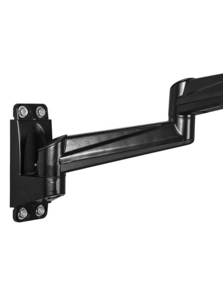 StarTech.com Brazo para Dos Monitores de Instalación en Pared - Soporte Ergonómico Articulado VESA x2 Monitores de 24" - Barra T