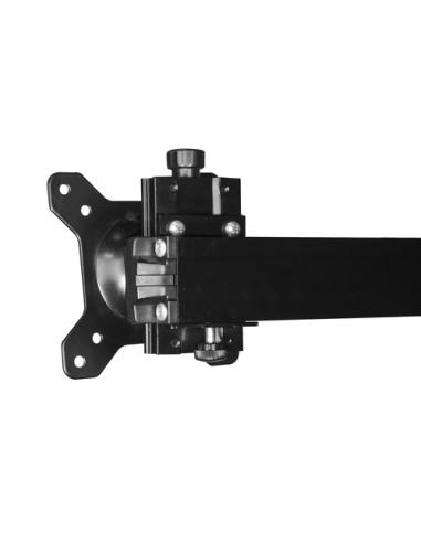 StarTech.com Brazo para Dos Monitores de Instalación en Pared - Soporte Ergonómico Articulado VESA x2 Monitores de 24" - Barra T