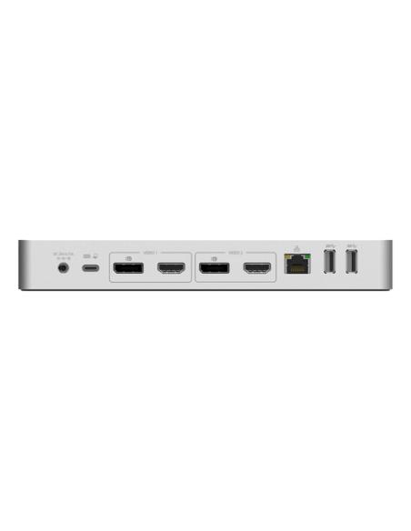StarTech.com Docking Station Universal para Portátil - Replicador de Puertos Híbrido USB-C/-A - 2x HDMI y DP 4K - PD 60W - Mac /