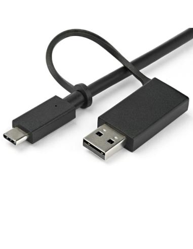 StarTech.com Docking Station Universal para Portátil - Replicador de Puertos Híbrido USB-C/-A - 2x HDMI y DP 4K - PD 60W - Mac /
