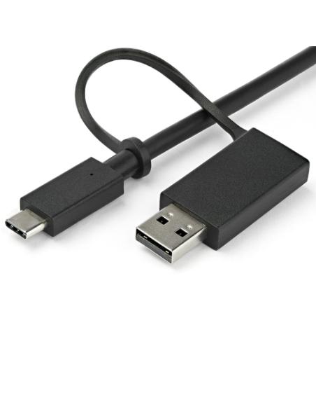StarTech.com Docking Station Universal para Portátil - Replicador de Puertos Híbrido USB-C/-A - 2x HDMI y DP 4K - PD 60W - Mac /