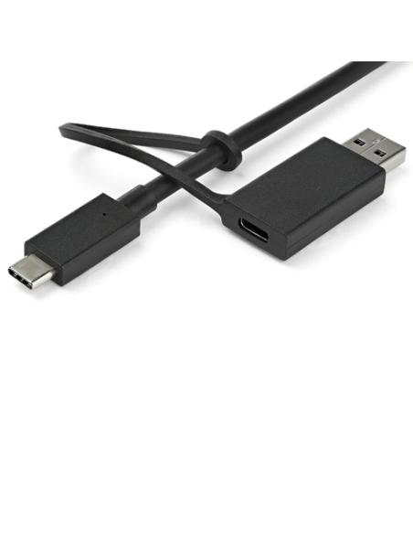 StarTech.com Docking Station Universal para Portátil - Replicador de Puertos Híbrido USB-C/-A - 2x HDMI y DP 4K - PD 60W - Mac /