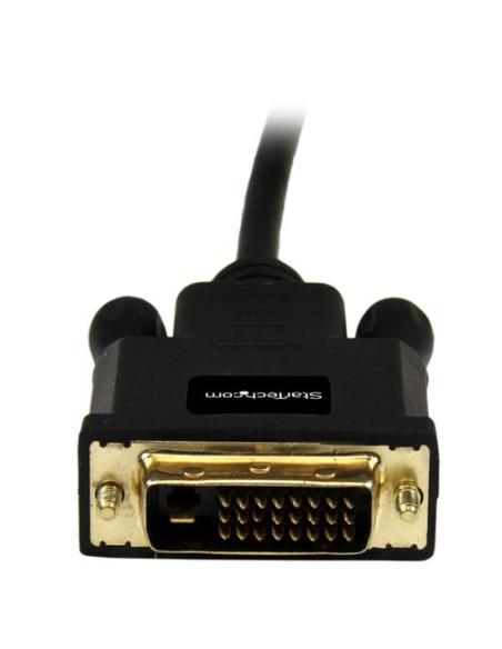 StarTech.com Cable de 1,8m Adaptador de Vídeo Mini DisplayPort a DVI-D - Conversor Pasivo - 1920x1200 - Negro