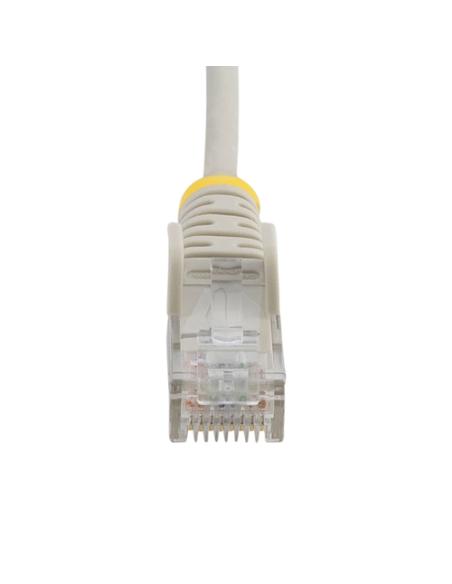 StarTech.com Cable Cat6 de 1m - Delgado - con Conectores RJ45 sin Enganches - Gris
