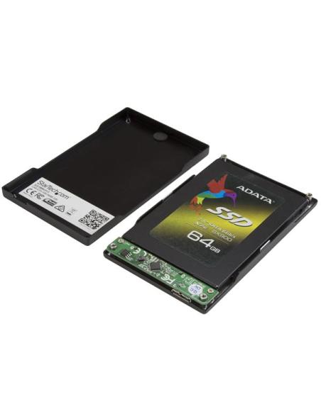StarTech.com Caja USB 3.1 Gen 2 de 1 bahía de 2,5 pulgadas SATA III