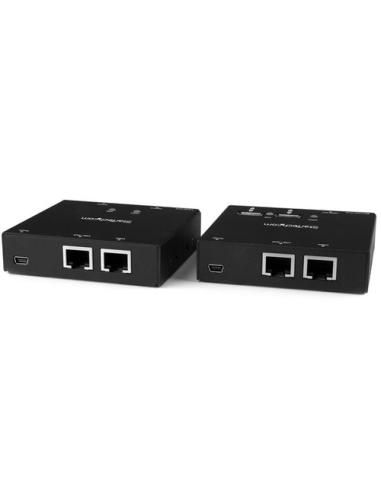 StarTech.com Extensor HDMI por Cable CAT6 con Concentrador USB de 4 Puertos - 50m - 1080p