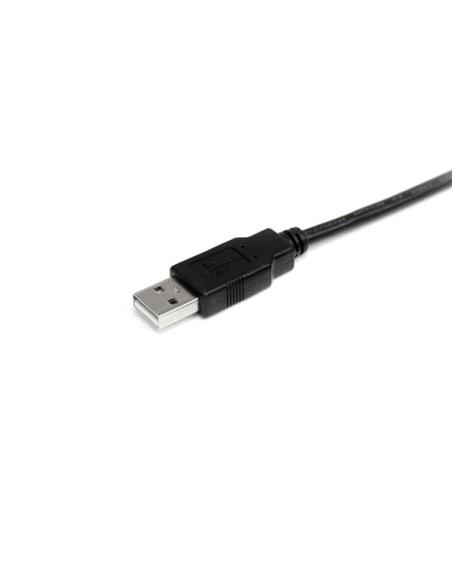 StarTech.com Cable de 1m USB 2.0 Alta Velocidad Macho a Macho USB A - Negro
