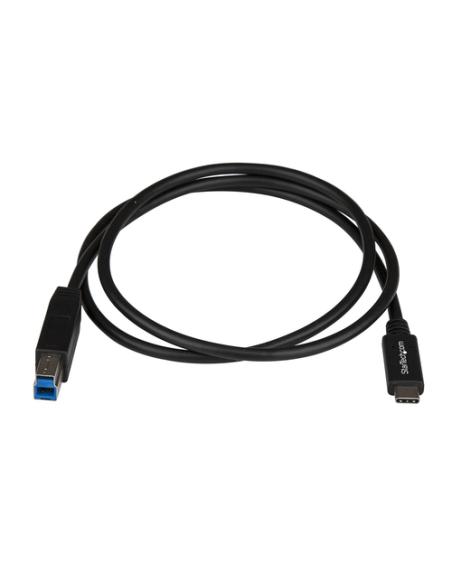 StarTech.com Cable USB-C a USB-B de 1m - USB de 10Gbps - Cable para Datos - USB 3.2 Gen 2 - Cable de Transferencia de Datos USB 