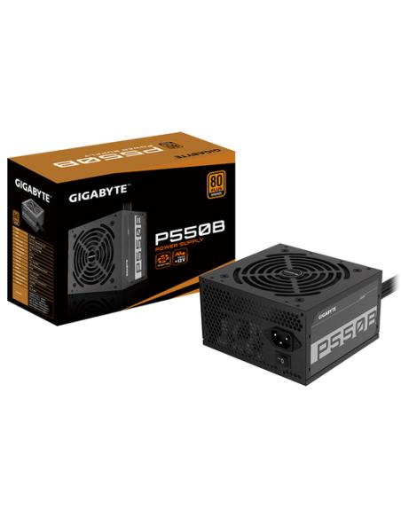 GIGABYTE P550B unidad de fuente de alimentación 550 W 20+4 pin ATX ATX Negro