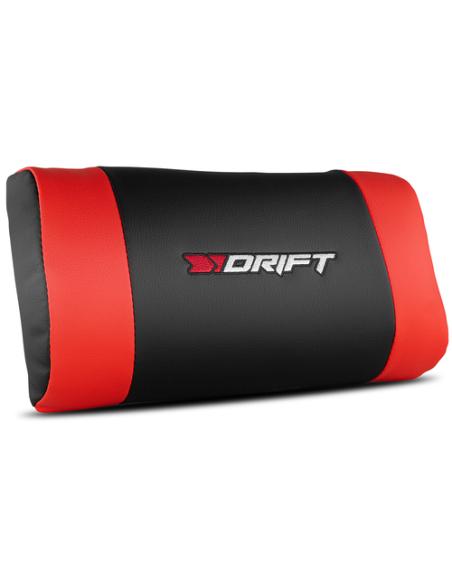 DRIFT DR250 Silla para videojuegos de PC Asiento acolchado tapizado Negro, Rojo