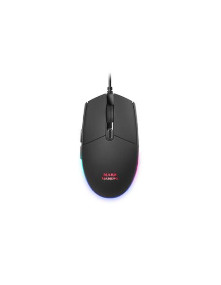 Mars Gaming Combo RGB Teclado y Ratón, Diseño TKL, Layout Español, MCPTKLES, Color Negro