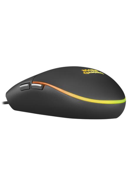 Mars Gaming Combo RGB Teclado y Ratón, Diseño TKL, Layout Español, MCPTKLES, Color Negro